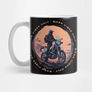 Biker vibes only motorcycle Mug
